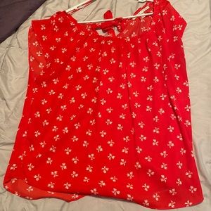 Pink Lauren Conrad Blouse. XL